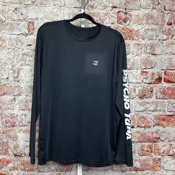 Psycho Tuna Menʻs Logo Long Sleeve Graphic Tee Medium - Picture 1 of 8
